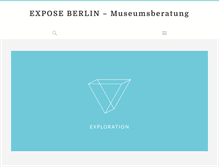 Tablet Screenshot of expose-berlin.de